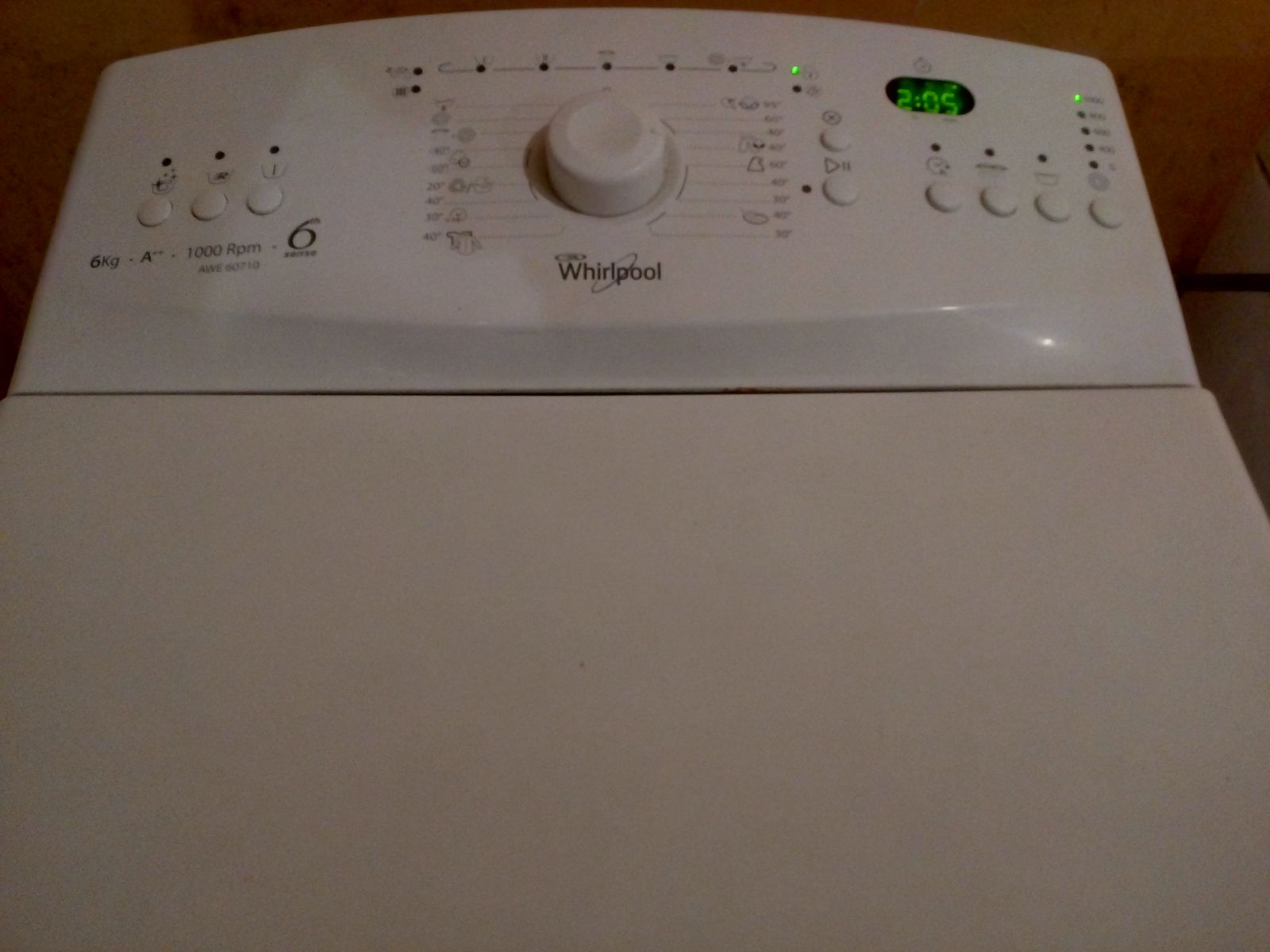 Whirlpool AWE 60710